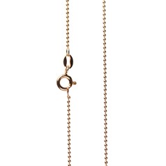18" Superior Ball Chain 1.2mm Brass With Copper Plate (Suitable For Patina Finishing)