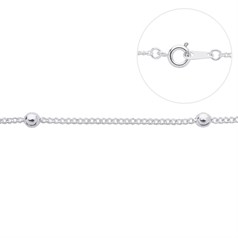 16" Satellite Chain Silver Plated