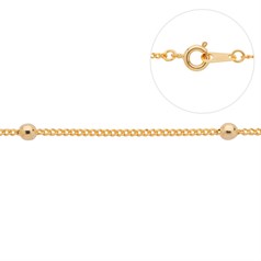 16" Satellite Chain Gold Plated
