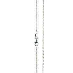 16"  Superior Popcorn/Corb Chain (Flat Wire) 1.4mm ECO Sterling Silver (STS)