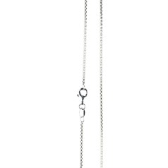 18"  Superior Popcorn/Corb Chain (Flat Wire) 1.4mm ECO Sterling Silver (STS)