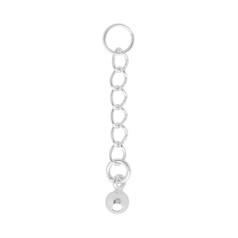 STS Essentials - Extension Chain 1" with 4mm Ball and Split Ring Sterling Silver (STS) NETT