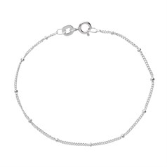 6" Satellite Chain Bracelet Sterling Silver (STS)