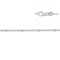 18" Superior Satellite Bead Reduction (Adjustable) Chain ECO Sterling Silver