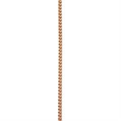Curb Chain Link Size 1.70mm x 1.08mm Loose by the Metre Copper/Copper Plate  (Suitable For Patina Finishing)