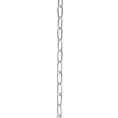 Rectangular Trace Chain Loose By the Metre Eco Sterling Silver