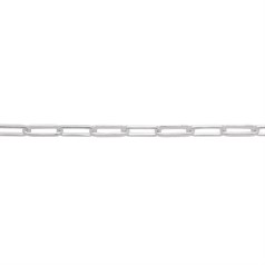Mini Rectangle Trace Chain Loose By the Metre ECO Superior Sterling Silver