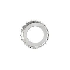 Crown Bezel Setting fits 12mm Cabochon Sterling Silver