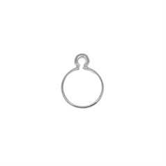 Cinch Mount with Smooth Bezel Setting 8mm Sterling Silver (STS)