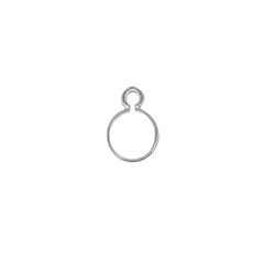 Cinch Mount with Smooth Bezel Setting 6mm Sterling Silver (STS)