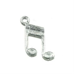 Musical Note 22mm Dropper Pop Cast  Pewter