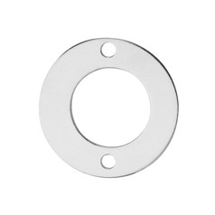14mm Open shape casting (2 hole) Sterling Silver (STS)