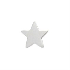 Solid Mini Star Shape Solderable Accent approx 8mm STS Sterling Silver