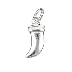 Claw Shape Charm Pendant (12mm) Sterling Silver (STS)