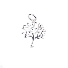 Tree of Life Charm Pendant Silver Plated