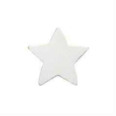 Solid Star Shape Solderable Accent 10mm STS Sterling Silver