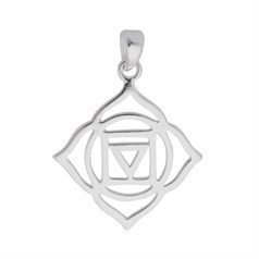 Chakra Root 23mm Pendant Sterling Silver
