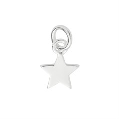 Mini Star Charm Pendant Sterling Silver