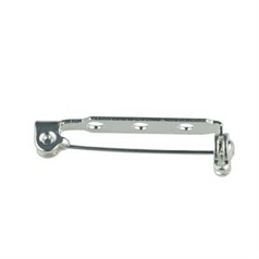 32mm 3 Hole Brooch Bar Silver Plated