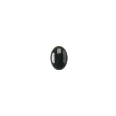 7x5mm Black Onyx/Agate Gemstone Cabochon