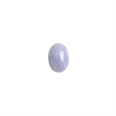 18x13mm Blue Lace Agate A Grade Gemstone Cabochon