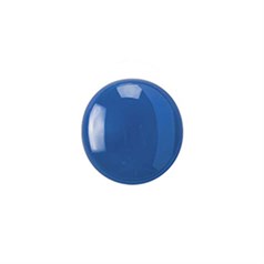 15mm Blue Onyx/Agate Gemstone Cabochon