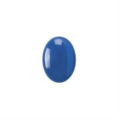 14x10mm Blue Onyx/Agate Gemstone Cabochon