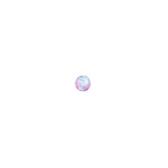 3mm Synthetic Opal Candy Pink Gemstone Cabochon