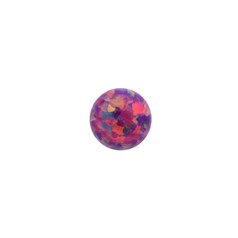 6mm Lab Created Opal Royal Lavender Gemstone Cabochon