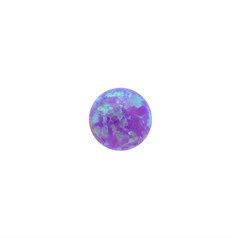 6mm Lab Created Opal Multi-Violet Gemstone Cabochon