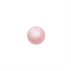 6mm Mother of Pearl Pink Shell Cabochon