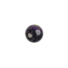 18mm Dark Charoite Purple Fleck Gemstone Cabochon