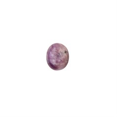 10x8mm Light Charoite Purple Fleck Gemstone Cabochon