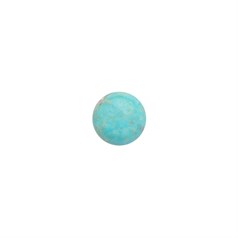 6mm Turquoise A+ Grade (Natural Enhanced) Gemstone Cabochon