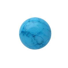 10mm Turquoise Matrix (Natural Enhanced) Gemstone Cabochon