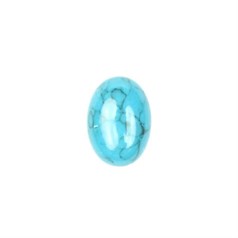14x10mm Turquoise (Synthetic) Gemstone Cabochon
