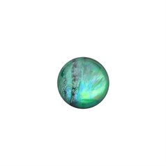 8mm Green Abalone Low Dome Shell Cabochon