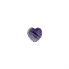 8mm Fluorite Heart Shape Gemstone Cabochon
