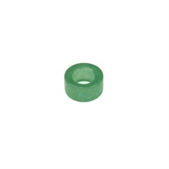 10x5mm Bead (flat sides) 5mm Hole Green Aventurine A Grade