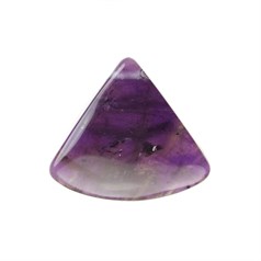 Gemstone Feature 50mm Art Deco Amethyst with 2.5mm Hole