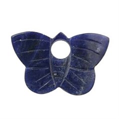 Gemstone Feature Butterfly + Hole Sodalite