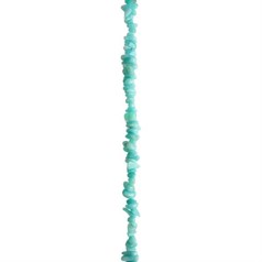 A'  Quality Tumblechips 36" Continuous Peru Amazonite