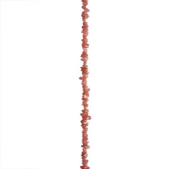 A'  Quality Tumblechips 36" Continuous Rhodochrosite
