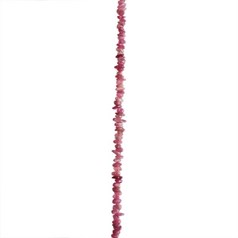 A'  Quality Tumblechips 36" Continuous Pink Tourmaline
