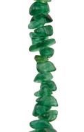 36" Gemstone tumblechip beads Green Aventurine Indian