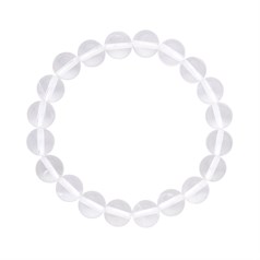 Crystal 10mm Gemstone Bead Bracelet