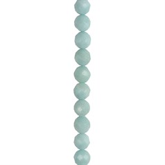 6mm Facet Round gemstone bead Amazonite Chinese 'A'  Quality  39.3cm strand