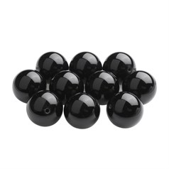 20mm Round gemstone bead Black Onyx/Agate (Single bead)