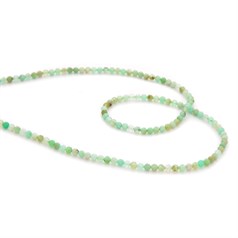 3mm A Grade Chrysoprase Faceted Round 40cm