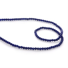 4mm Round gemstone bead Lapis Lazuli 'A'  40cm strand